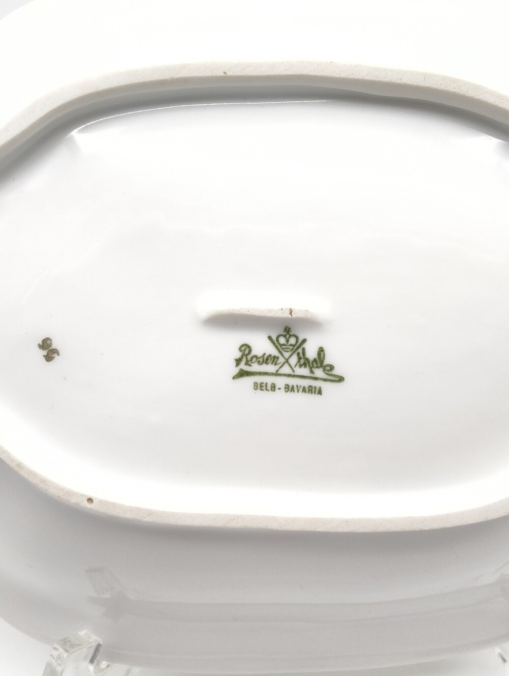 Rosenthal Floral Pedestal Cake Stand and Matching Serving Dish - Picture 14 of 16